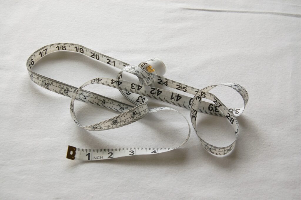 Measuring tape for dressmaking